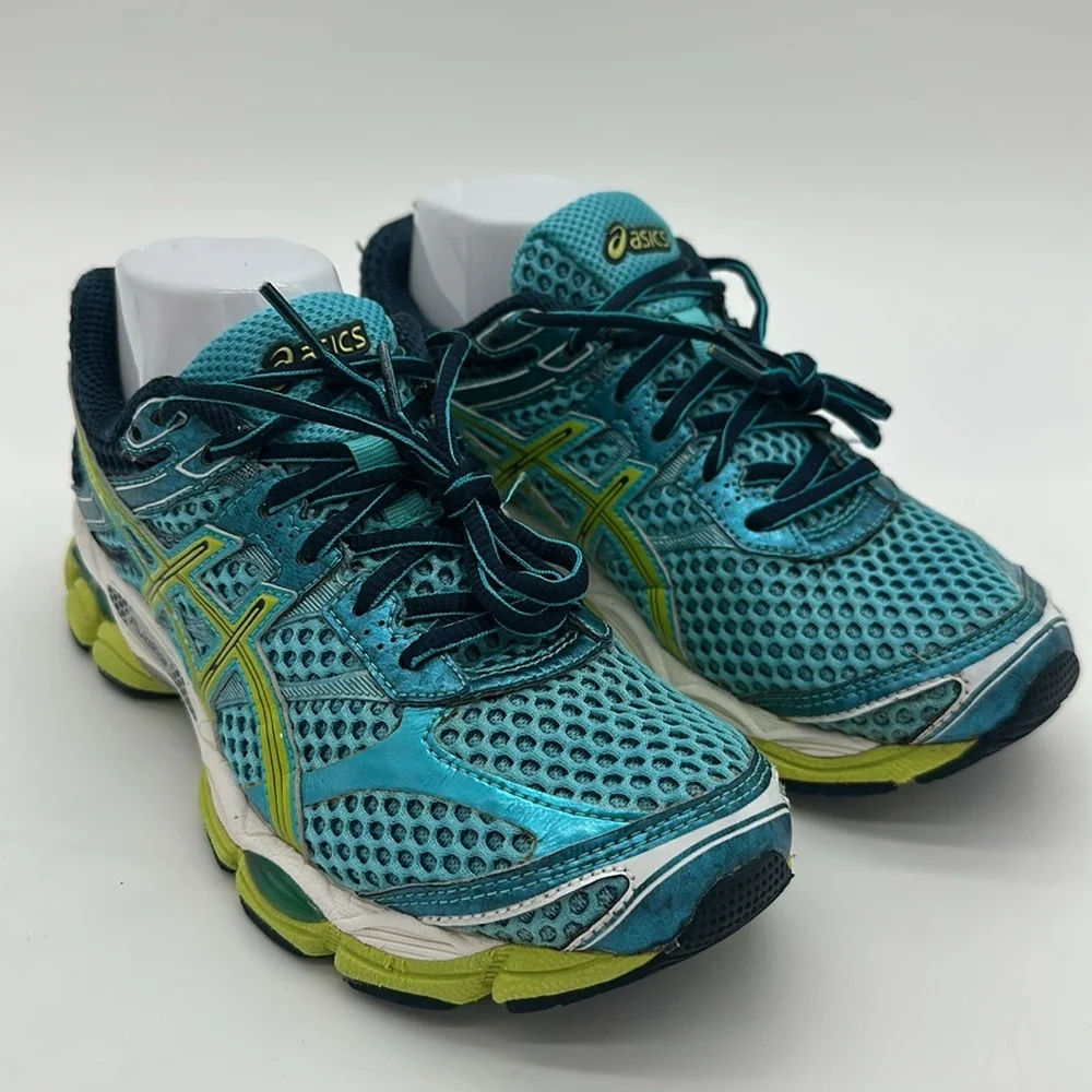 Asics Gel-Cumulus 16 Women's Shoes Athletic Walking Running Gym Blue Green Size7